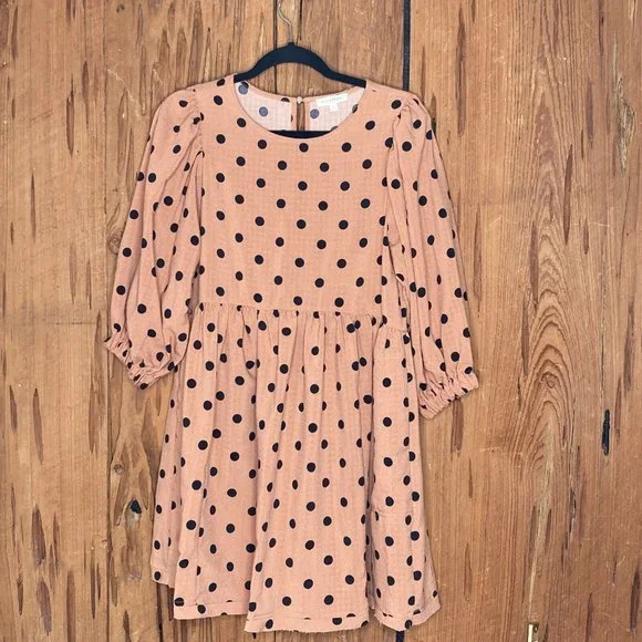 Blu Pepper | Dresses | Blu Pepper Dress Womens S Orange Black Polka Dots Baby Doll Halloween Autumn Euc | Poshmark Blu Pepper | Dresses | Blu Pepper Dress Womens S Orange Black Polka Dots Baby Doll Halloween Autumn Euc | Poshmark